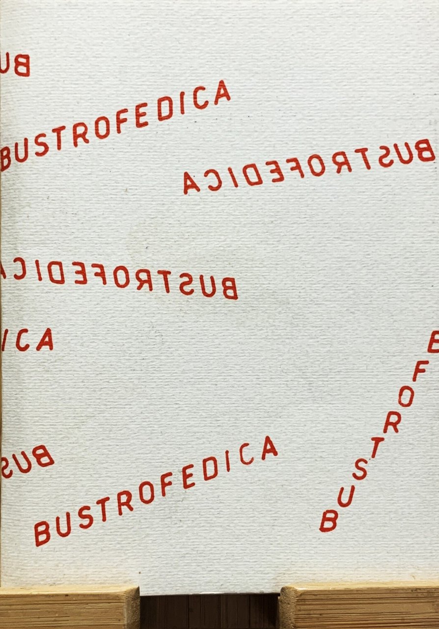 Scrittura bustrofedica. Proposta | Immagine principale