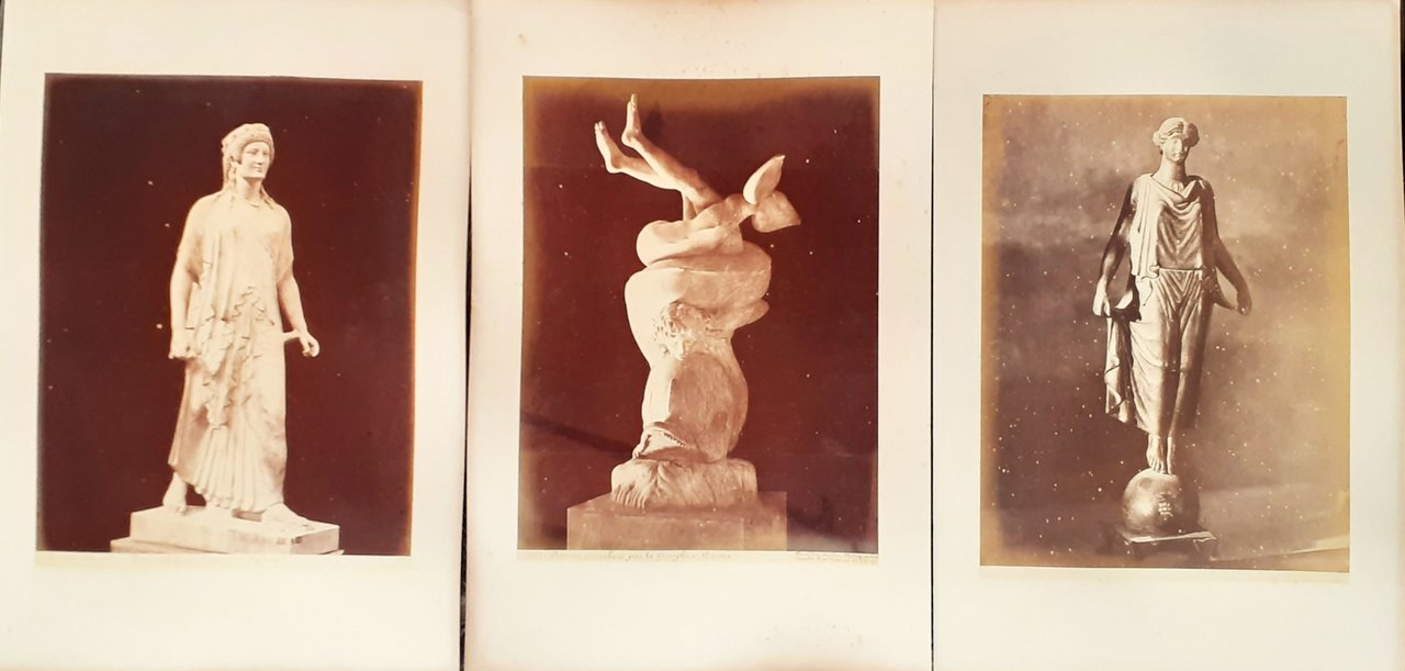 Sei Albumine antiche sculture Museali Amodio Atelier Photographie Naples 1880 …