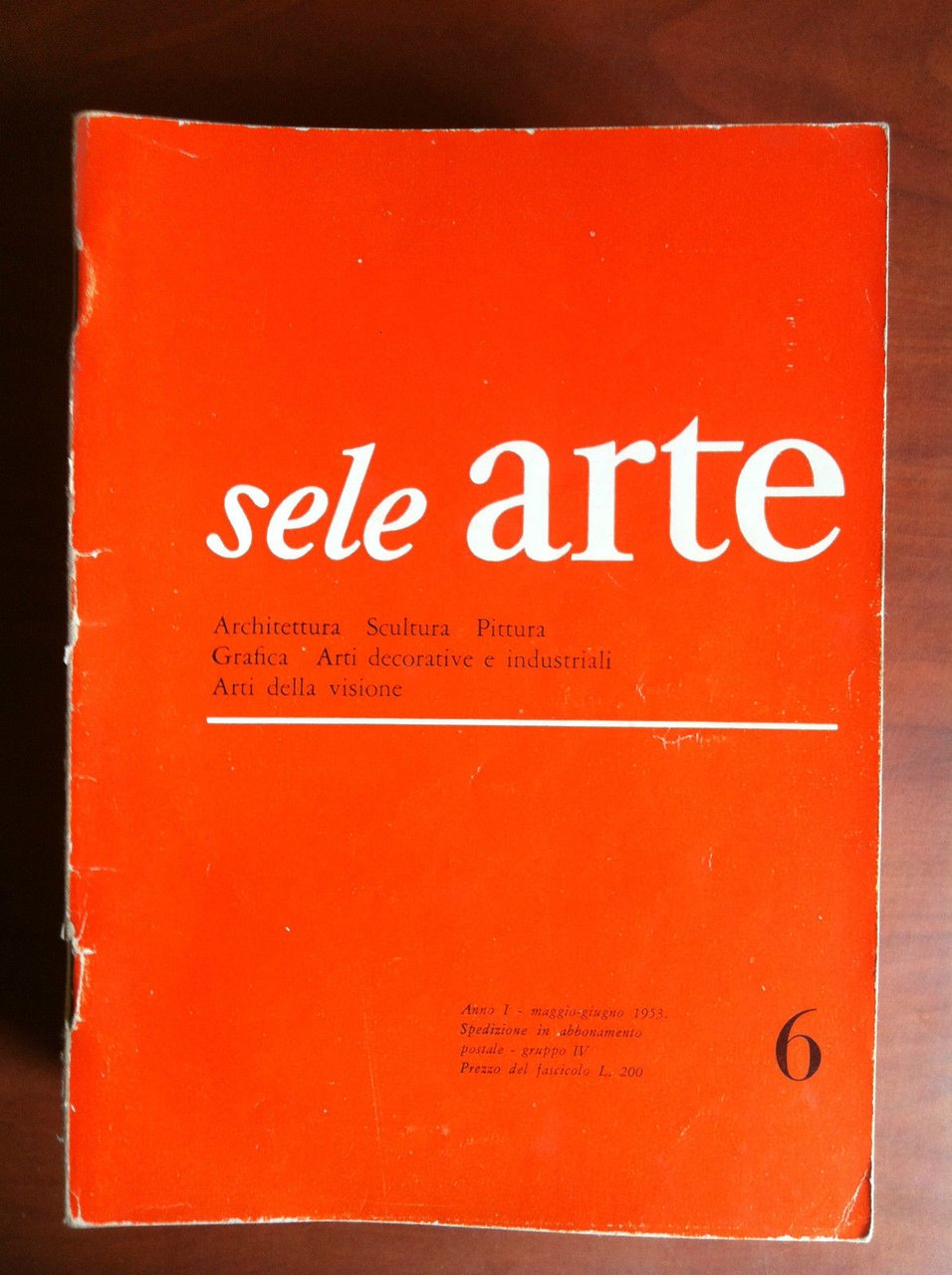 sele ARTE Anno I n^ 6 Maggio-Giugno 1953 - E17640