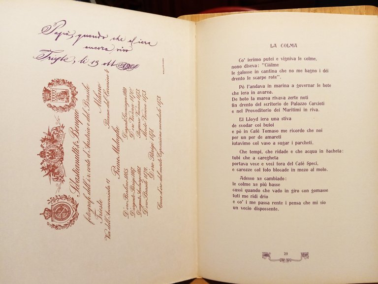 Serbidiòla, con una poesia inedita di Eugenio Montale