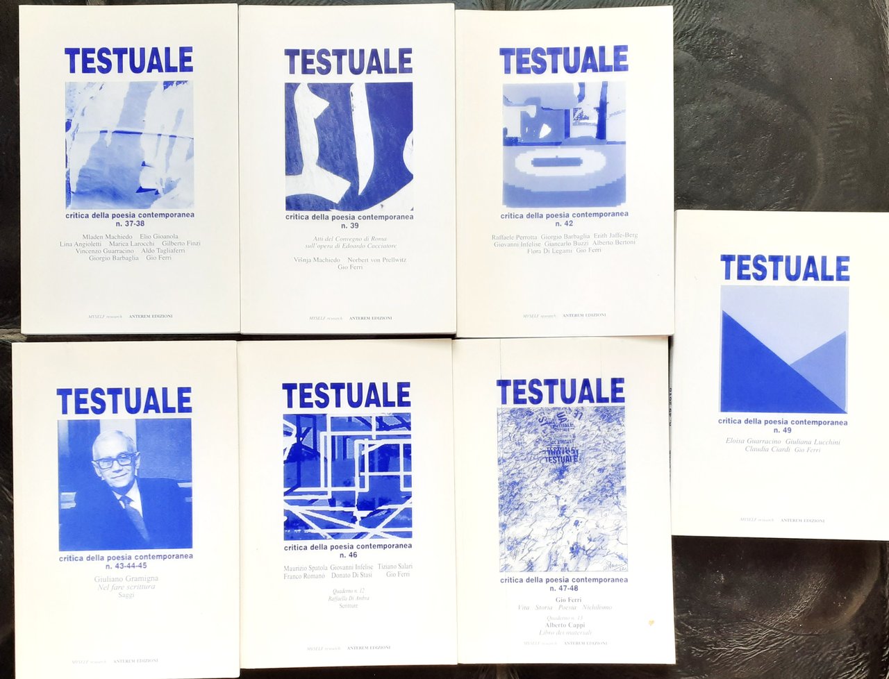 Sette riviste TESTUALE critica della poesia contemporanea 2005/2010