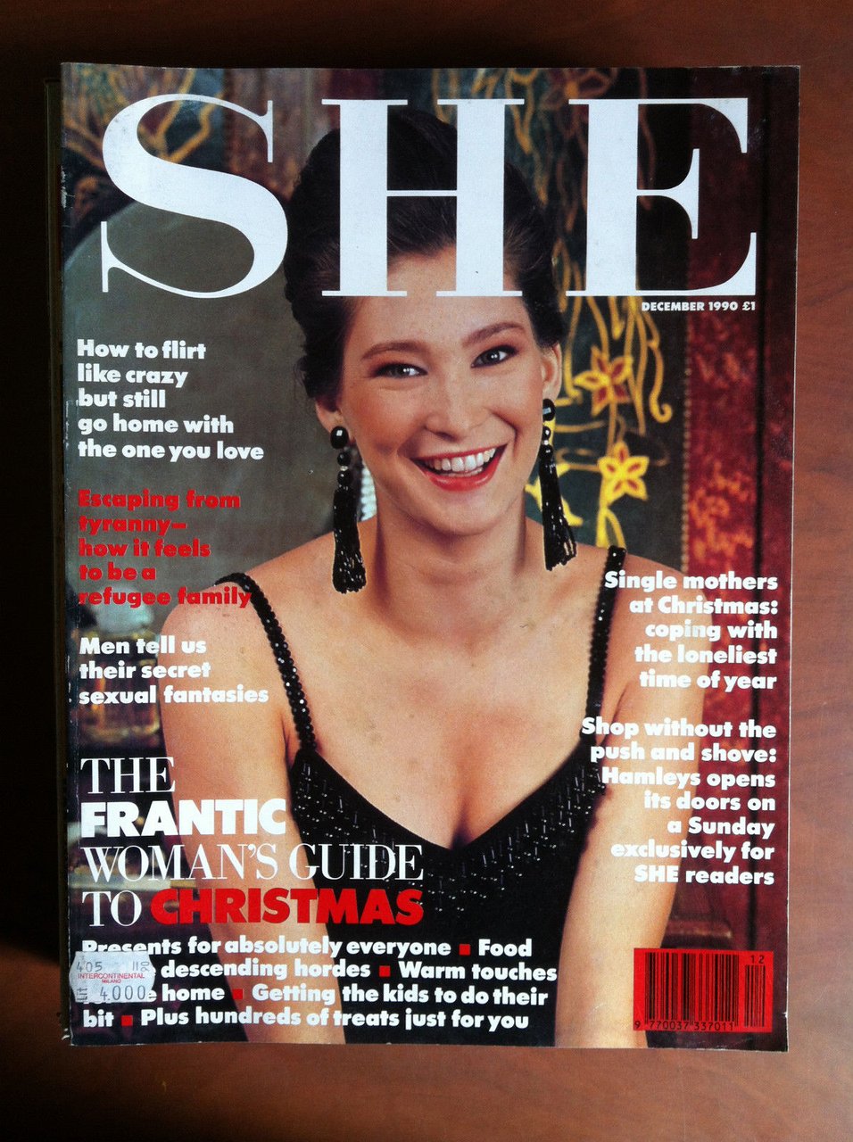 SHE December 1990 Cover: Lisa Uphill - E13269