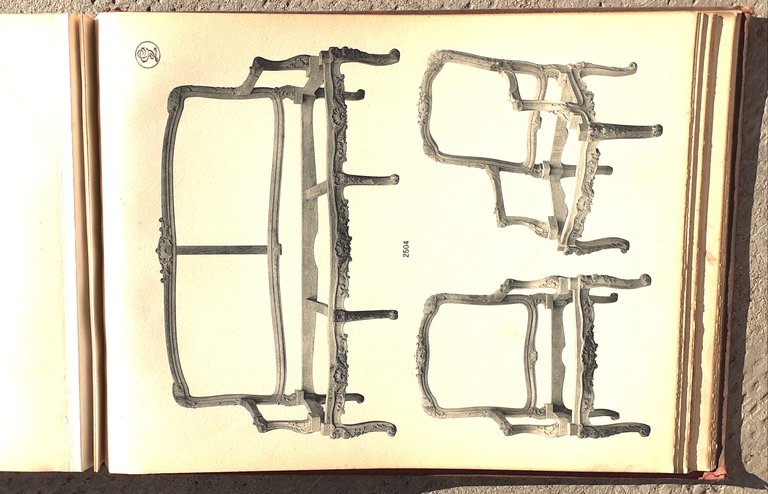 Sièges de Styles libro campionari di sedute fine '800