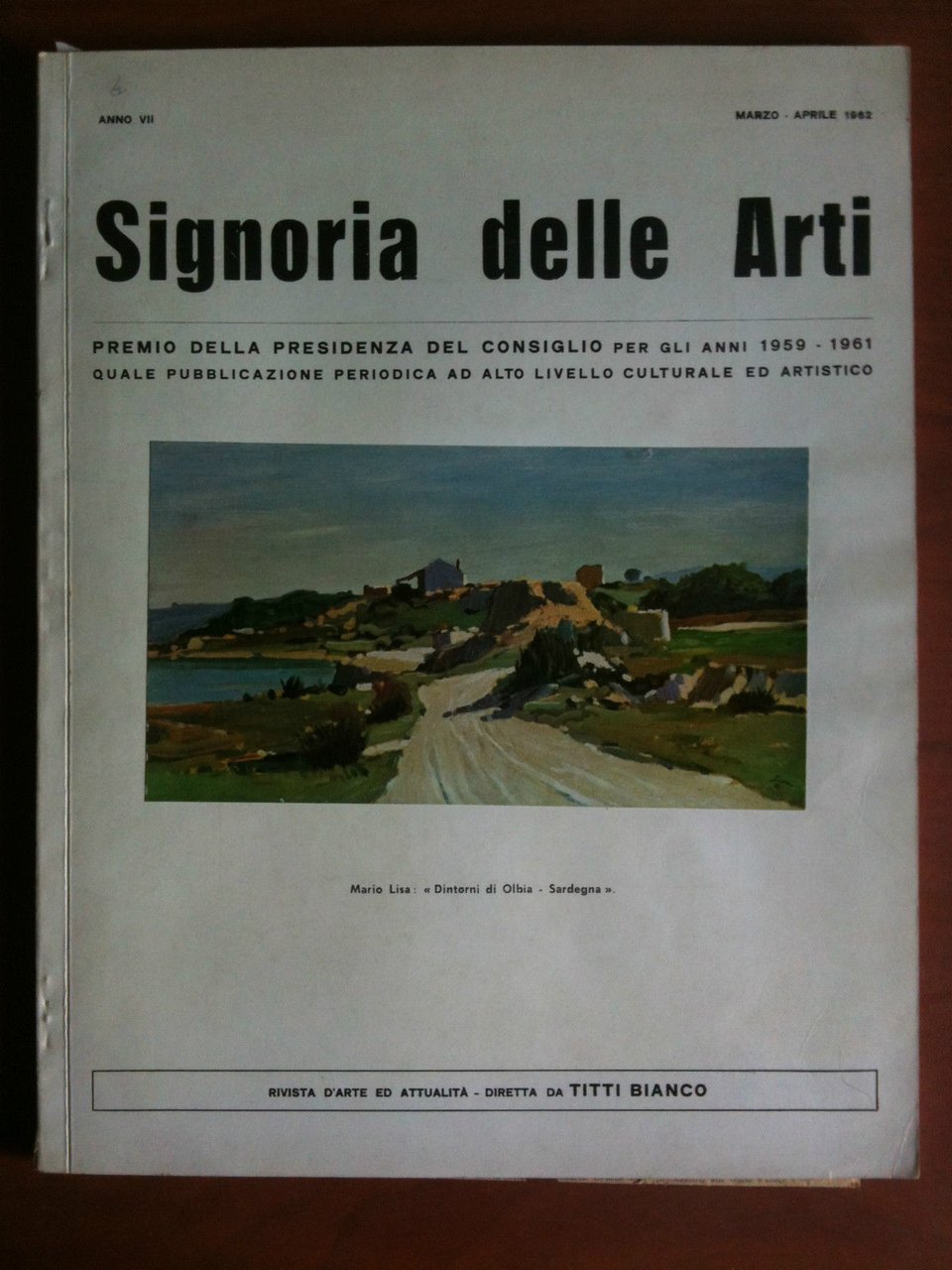 Signoria delle Arti Anno VII Marzo Aprile 1962