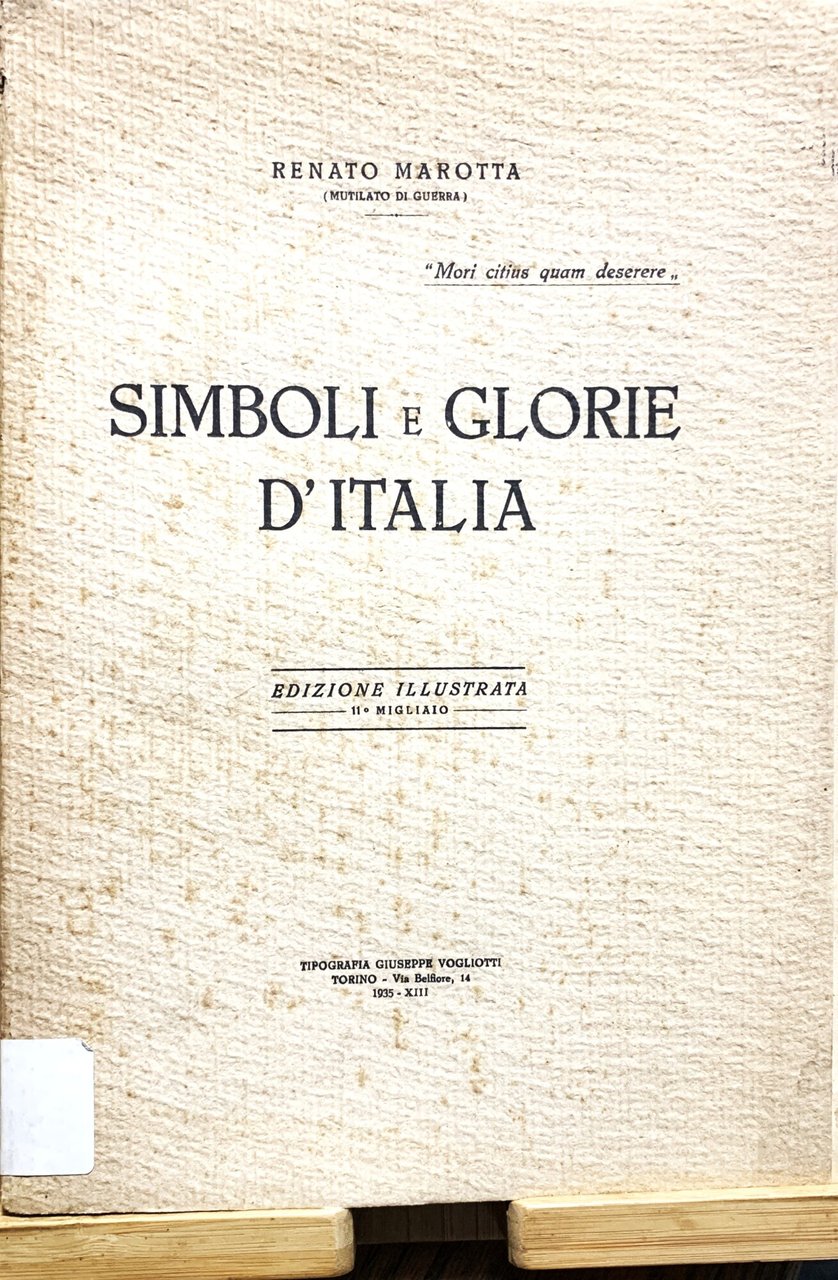 Simboli e Glorie d'Italia | Immagine principale