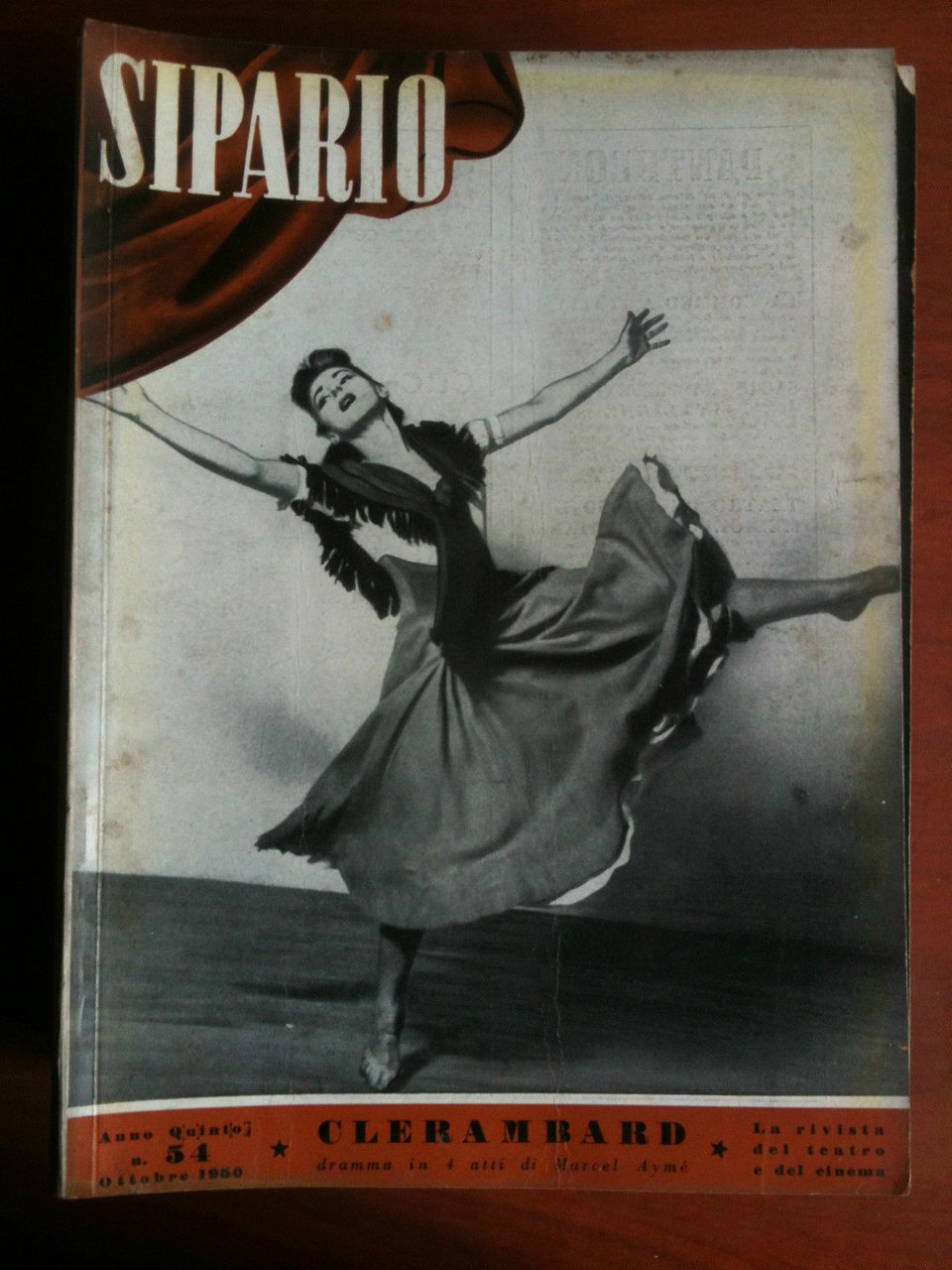Sipario Anno V n^ 54 Ottobre 1950