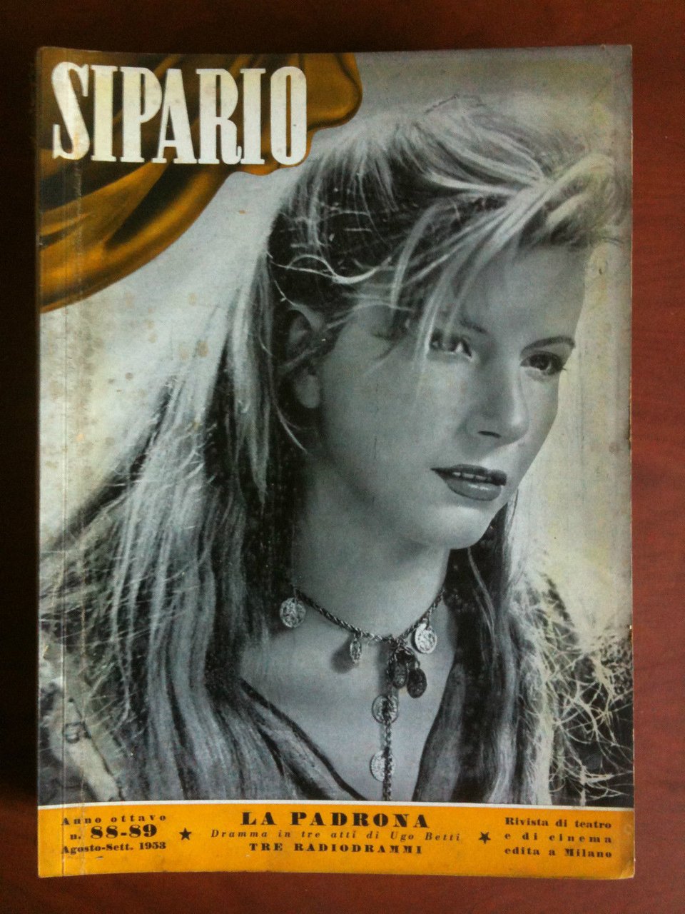 Sipario Anno VIII n^ 88-89 Agosto-Settembre 1952 | Immagine principale