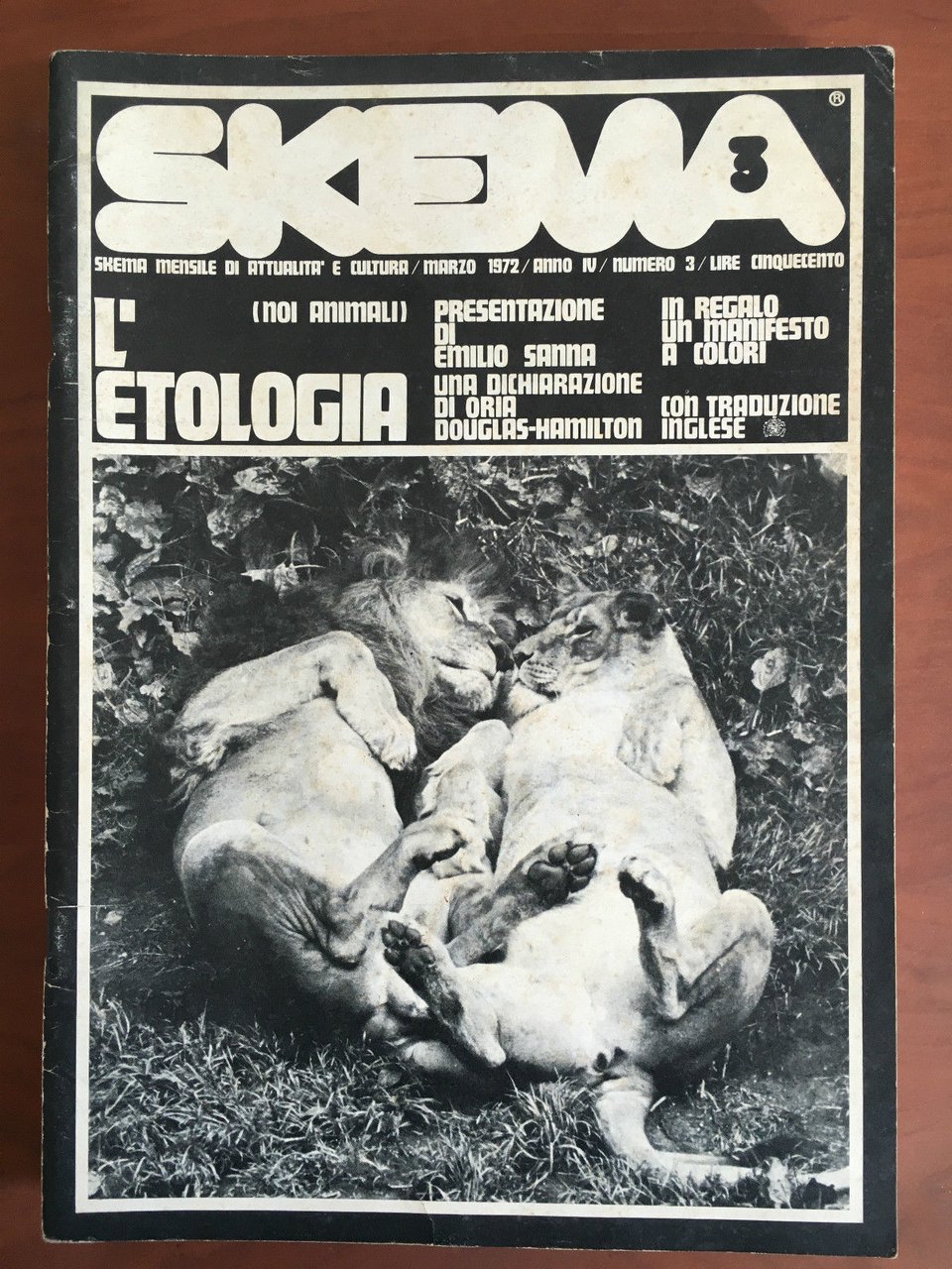 Skema mensile attualità e cultura n^ 3 Marzo 1972 - …