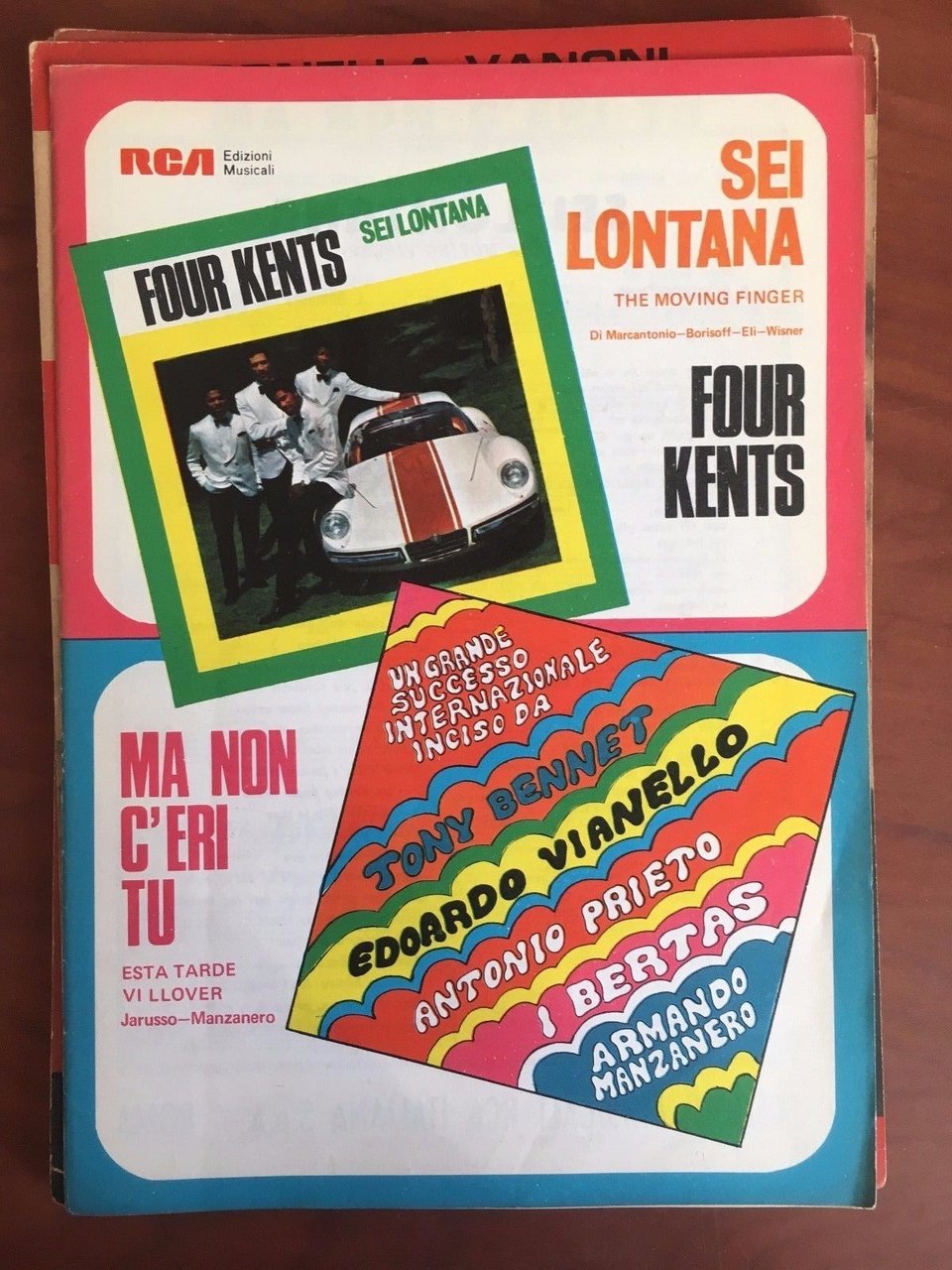 Spartito musicale Sei lontana Ma non c'eri tu Four Kents …