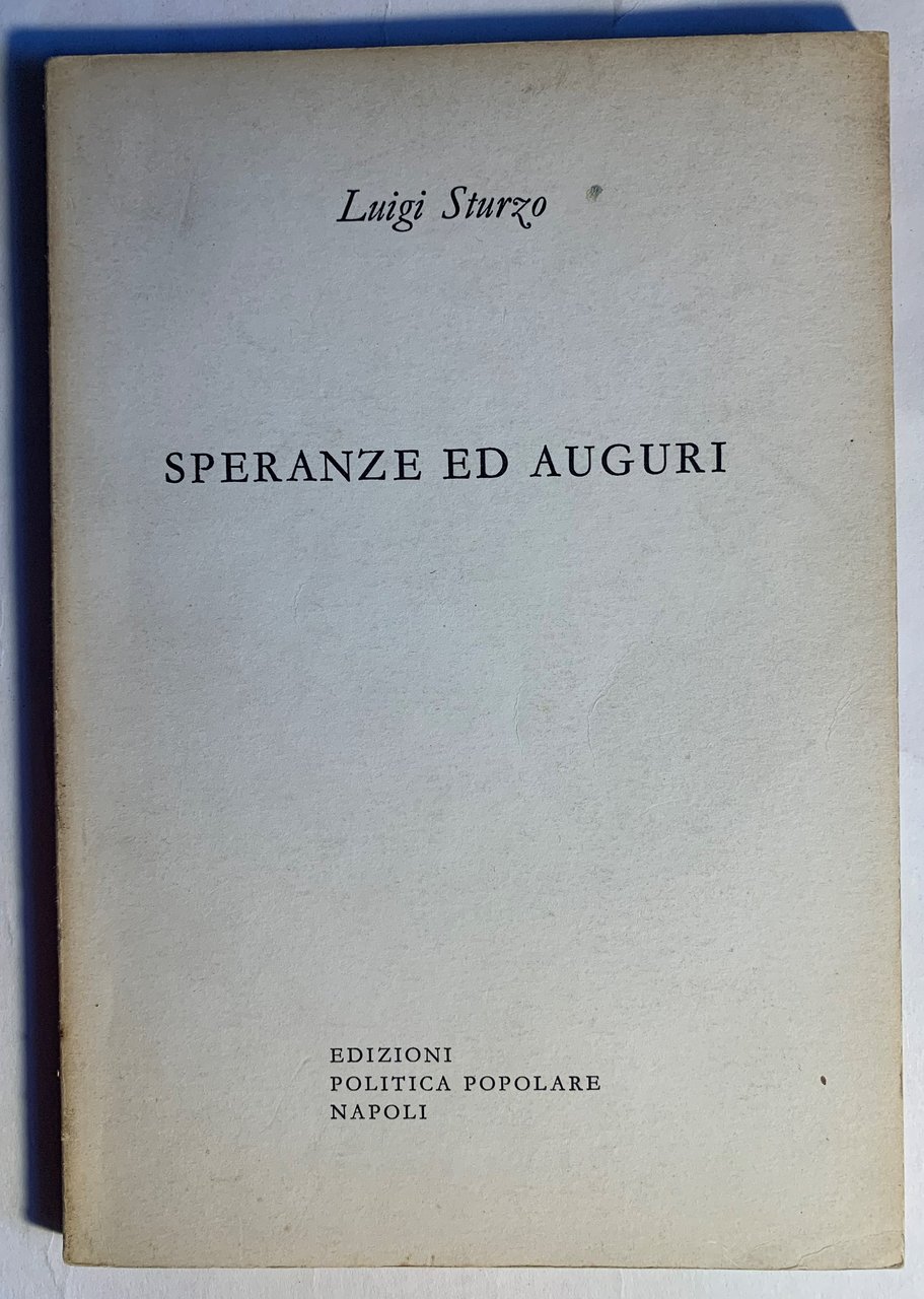 Speranze ed auguri