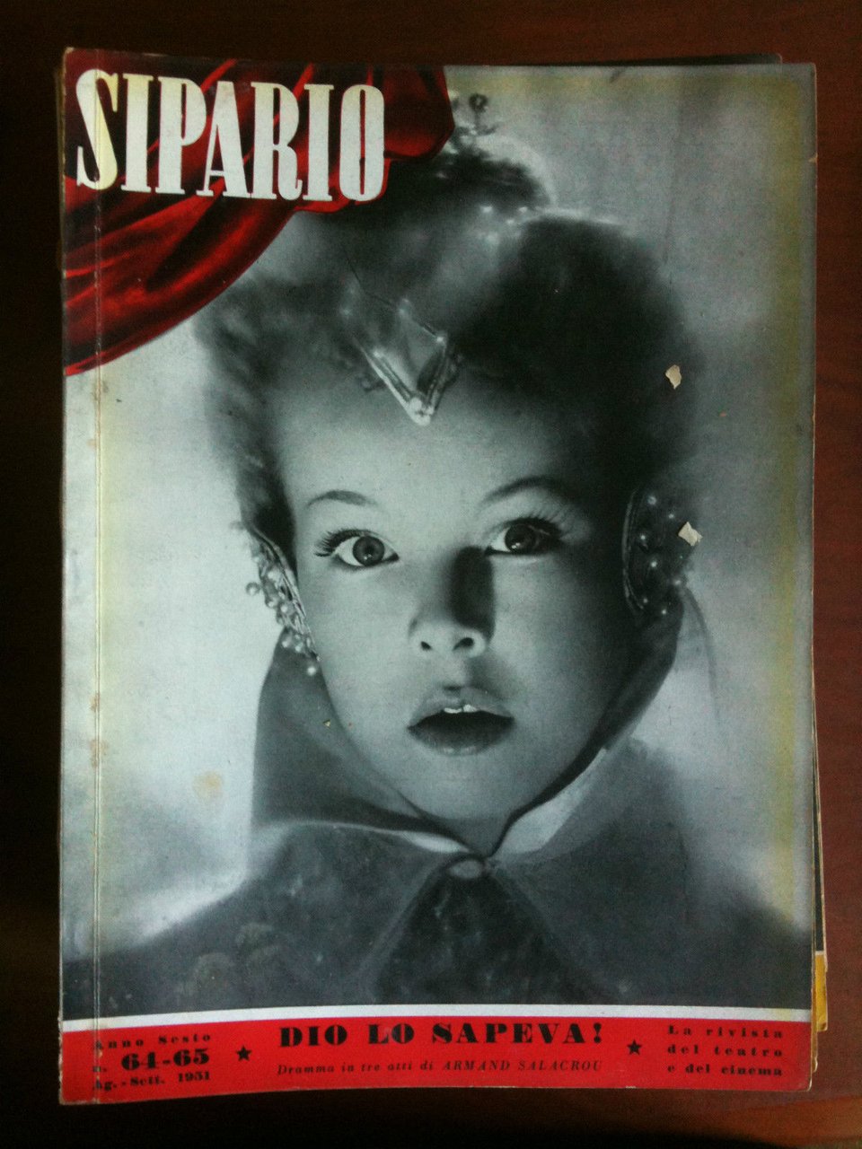 Spiario Anno VI n^ 64-65 Agosto Settembr 1951 La rivista …
