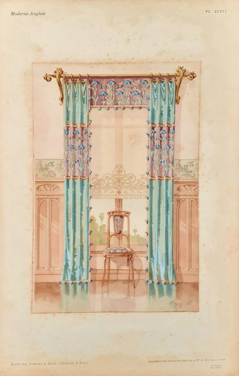 Stampa da un disegno di F. Chopin L'ornament &amp; la …