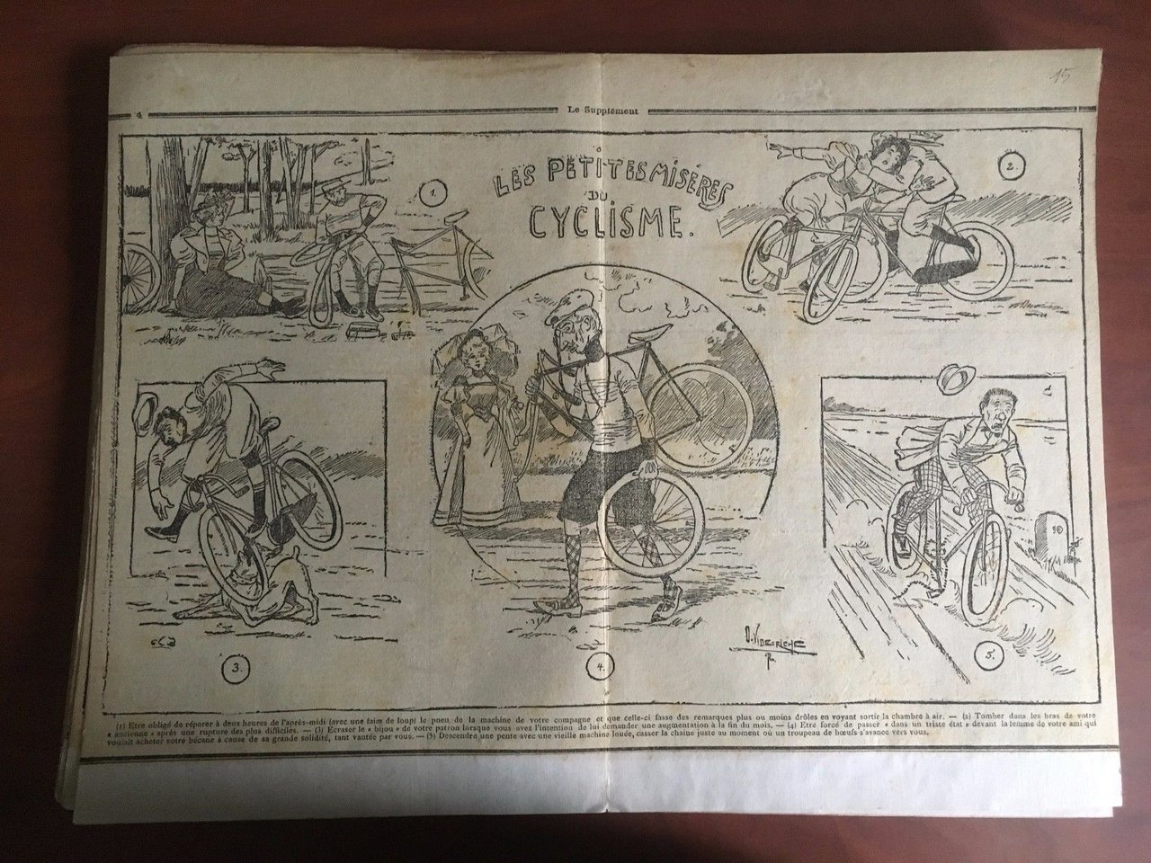 Stampa originale fine '800 da Le Supplément D. Vide-Riche - … | Immagine principale