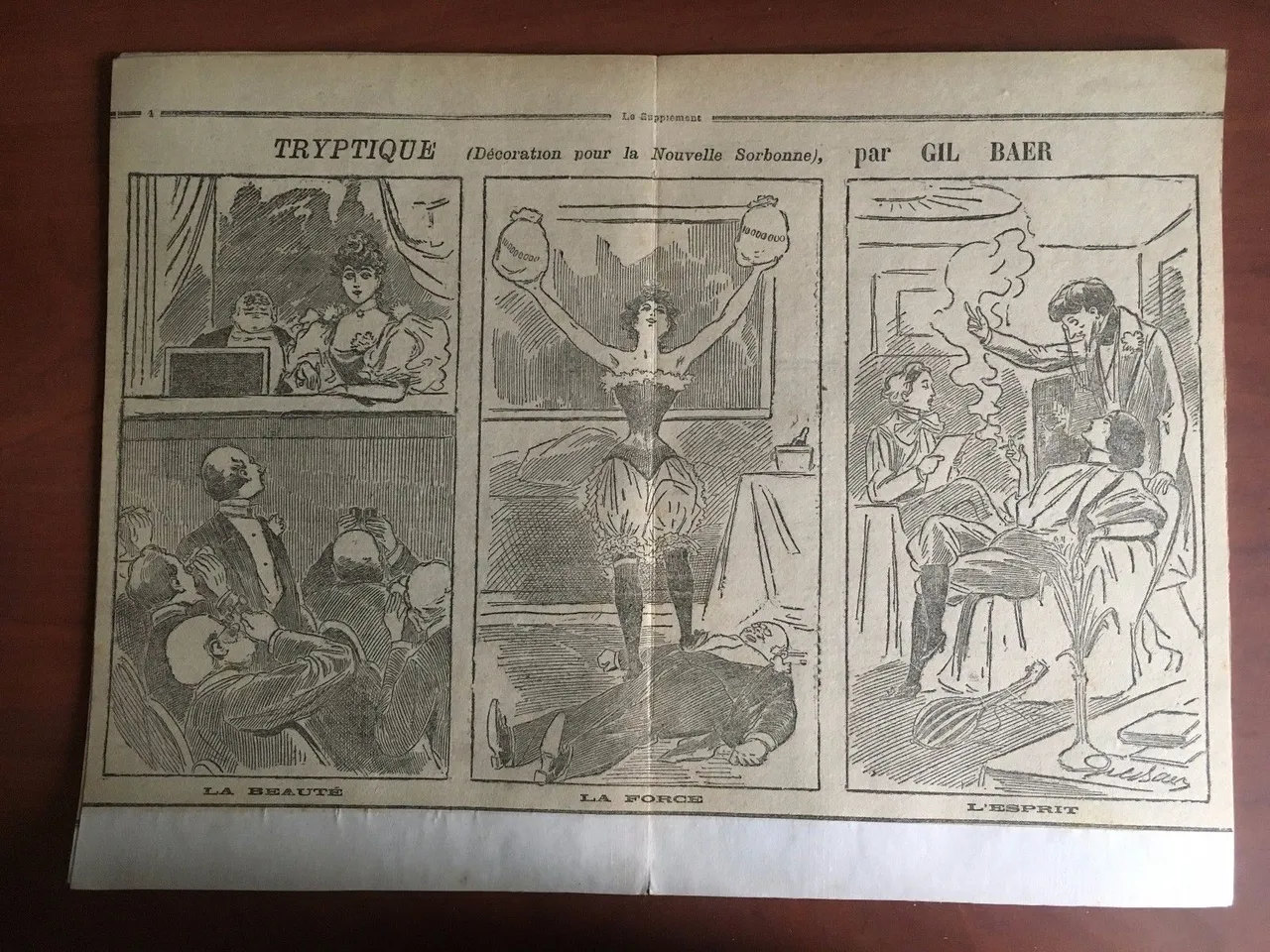 Stampa originale fine '800 da Le Supplément Gil Baer - … | Immagine principale