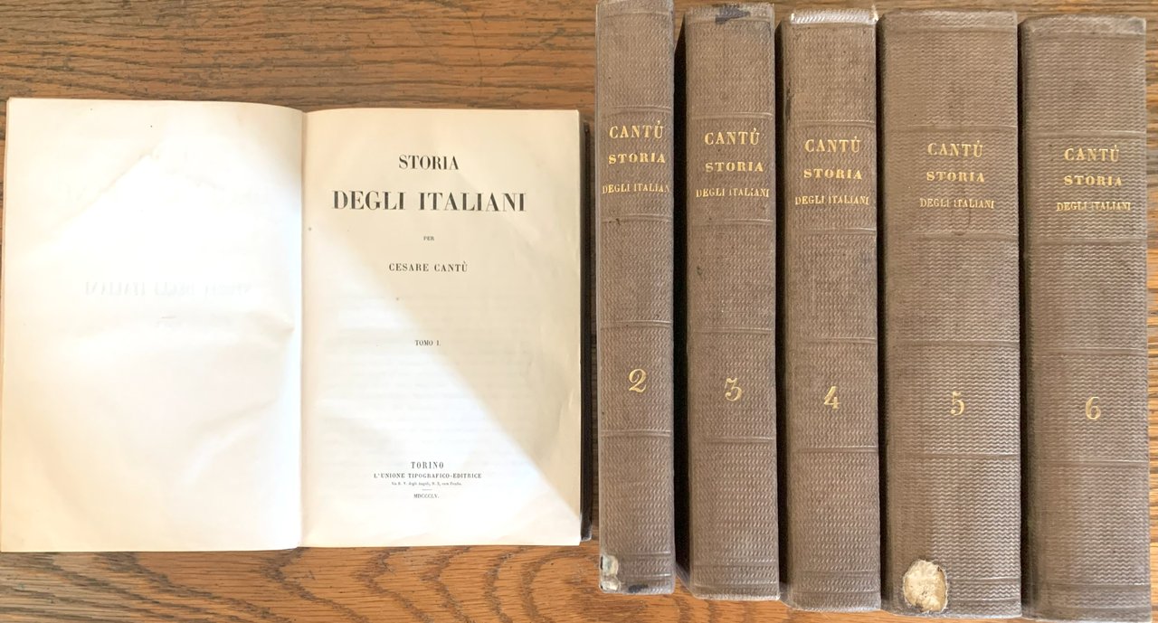 Storia degli Italiani. Tomi I-VI