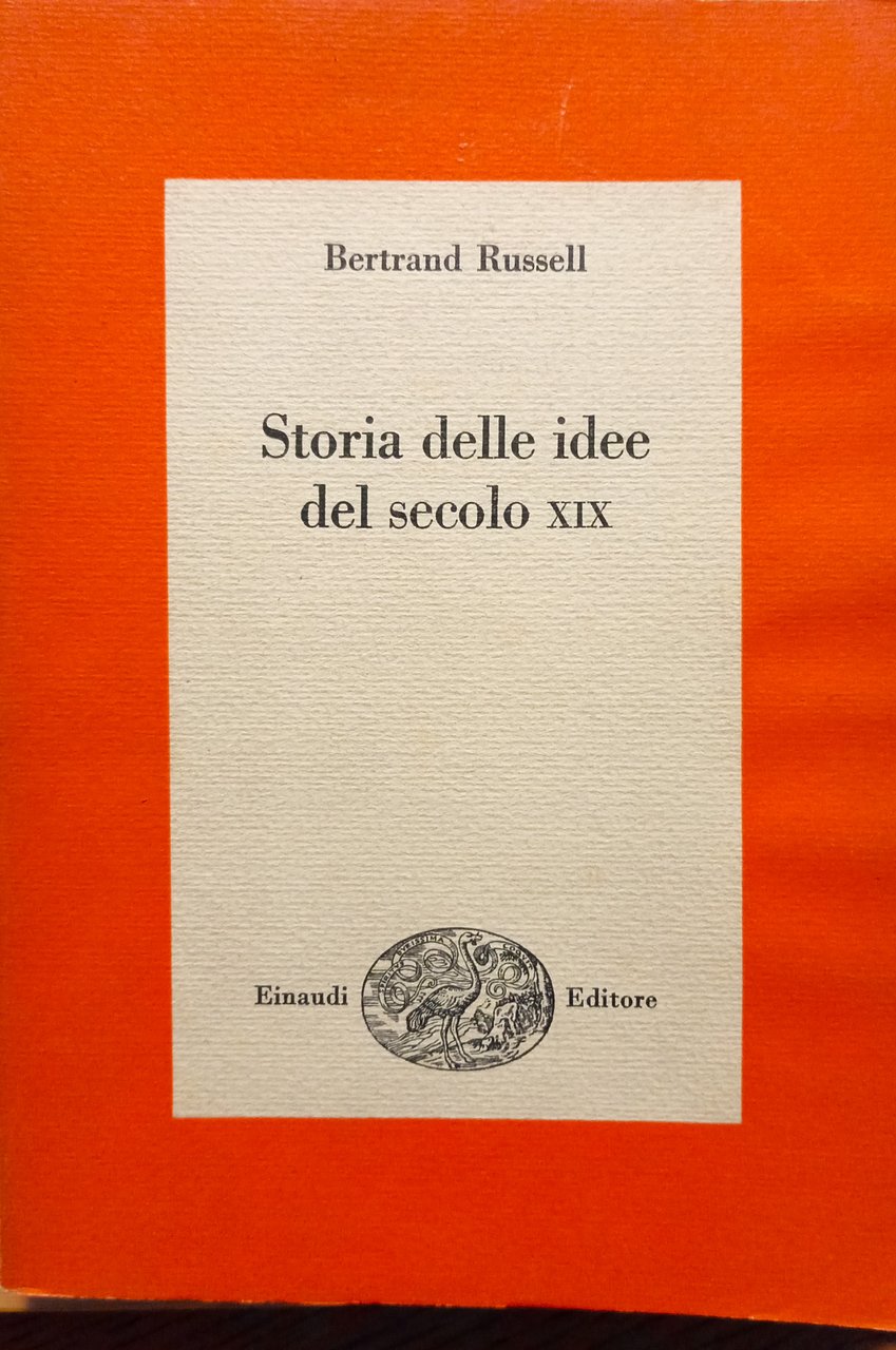 Storia delle idee del XIX secolo