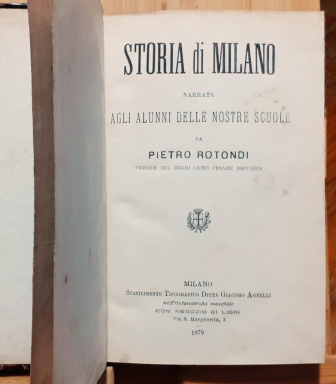 Storia di Milano narrata agli alunni delle nostre scuole