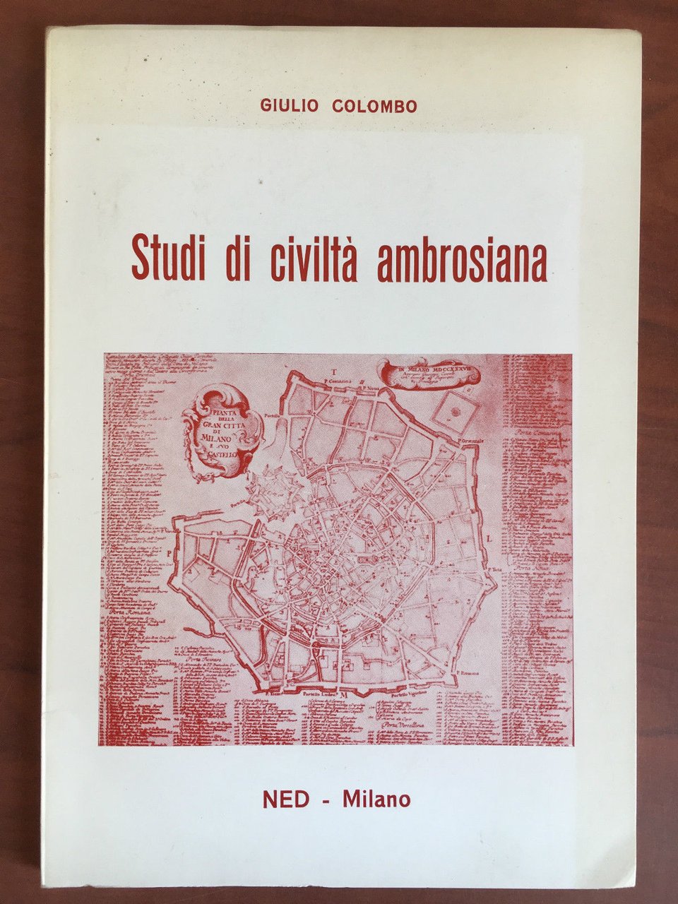 Studi di civiltà Ambrosiana Giulio Colombo NED 1984 - E20196