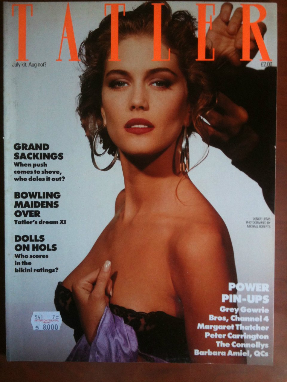 TATLER July/August 1988 Vol 283 n^ 7