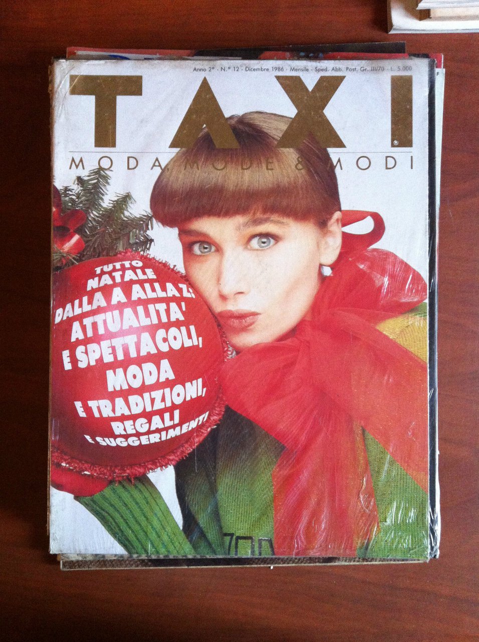 TAXI Moda Italia anno 2 n^ 12 Dicembre 1986 - …