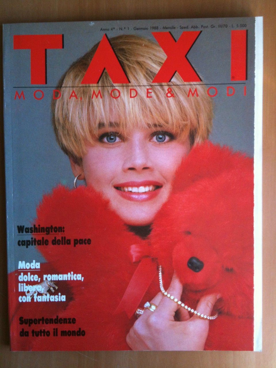 TAXI Moda Italia anno 4 n^1 Gennaio 1988