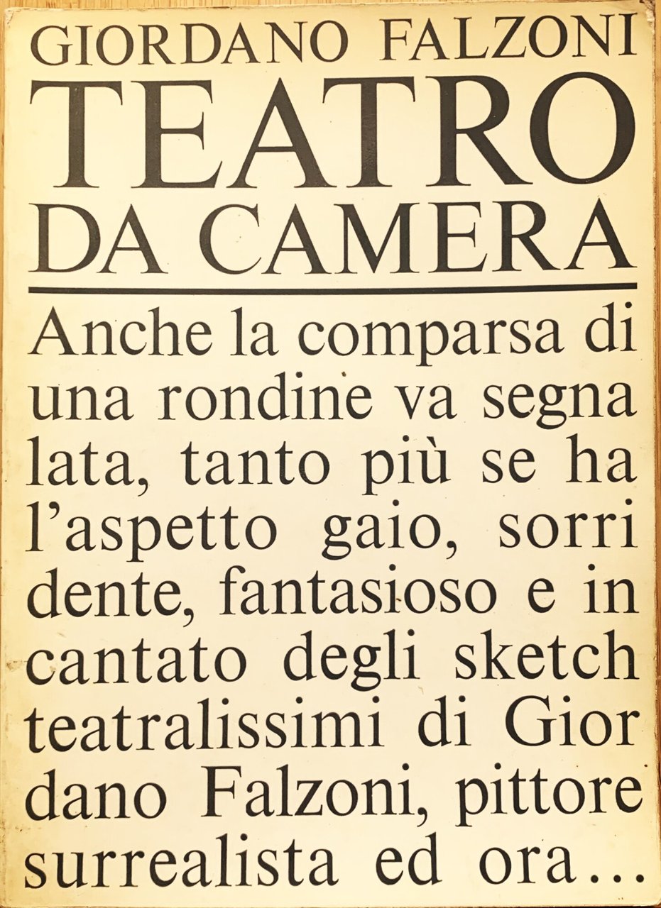 Teatro da camera | Immagine principale
