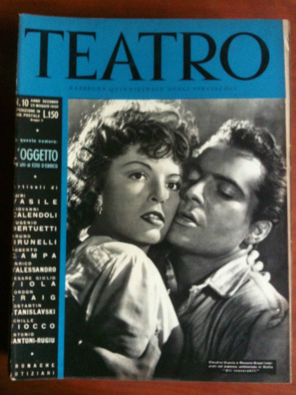 Teatro n^ 10 Anno II - 25 Maggio 1950