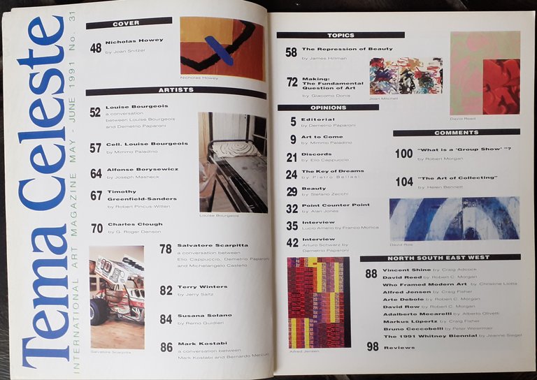 Tema Celeste Contemporary Art Review Maj-June 1991 n^ 31