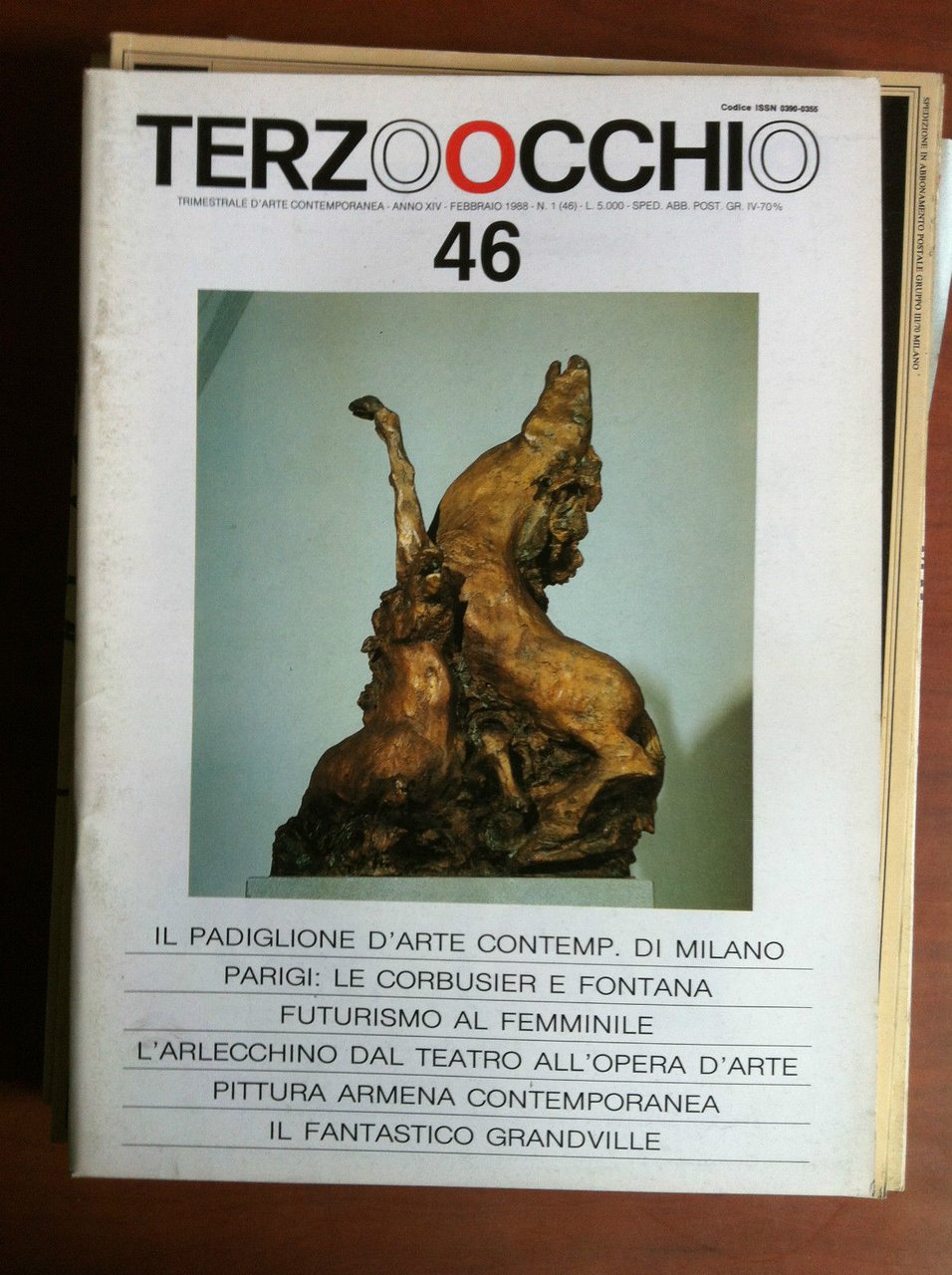 Terzo Occhio n^ 1 Anno XIV Febbraio 1988 Cover: Aligi …