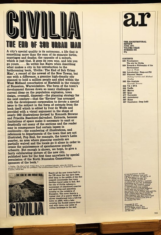 THE ARCHITECTURAL REVIEW N^ 892 June 1971