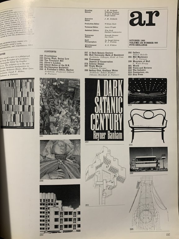 THE ARCHITECTURAL REVIEW N^ 860 october 1968 | Immagine Gallery 2