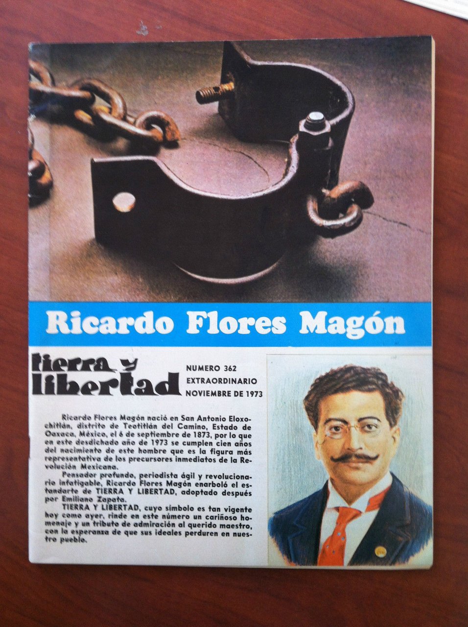 Tierra y libertad n^ 362 extraordinario Noviembre 1973 - E19780