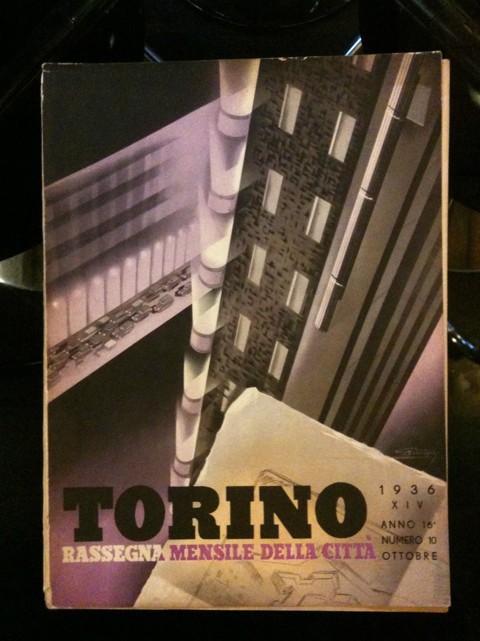 TORINO 1936 XIV anno 16^ numero 10 ottobre copertina G. …