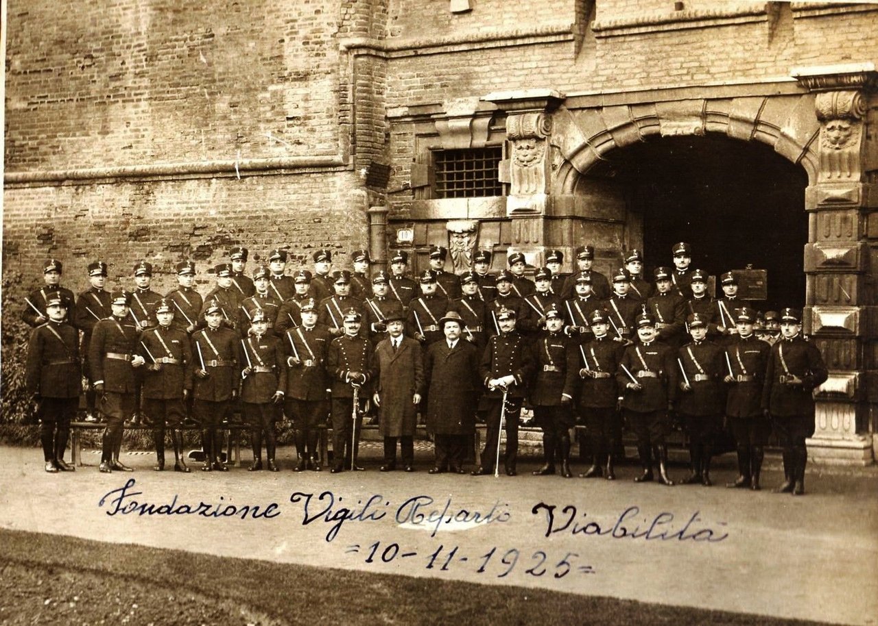 Torino Vigili reparto viabilità 1925 foto originale | Immagine principale