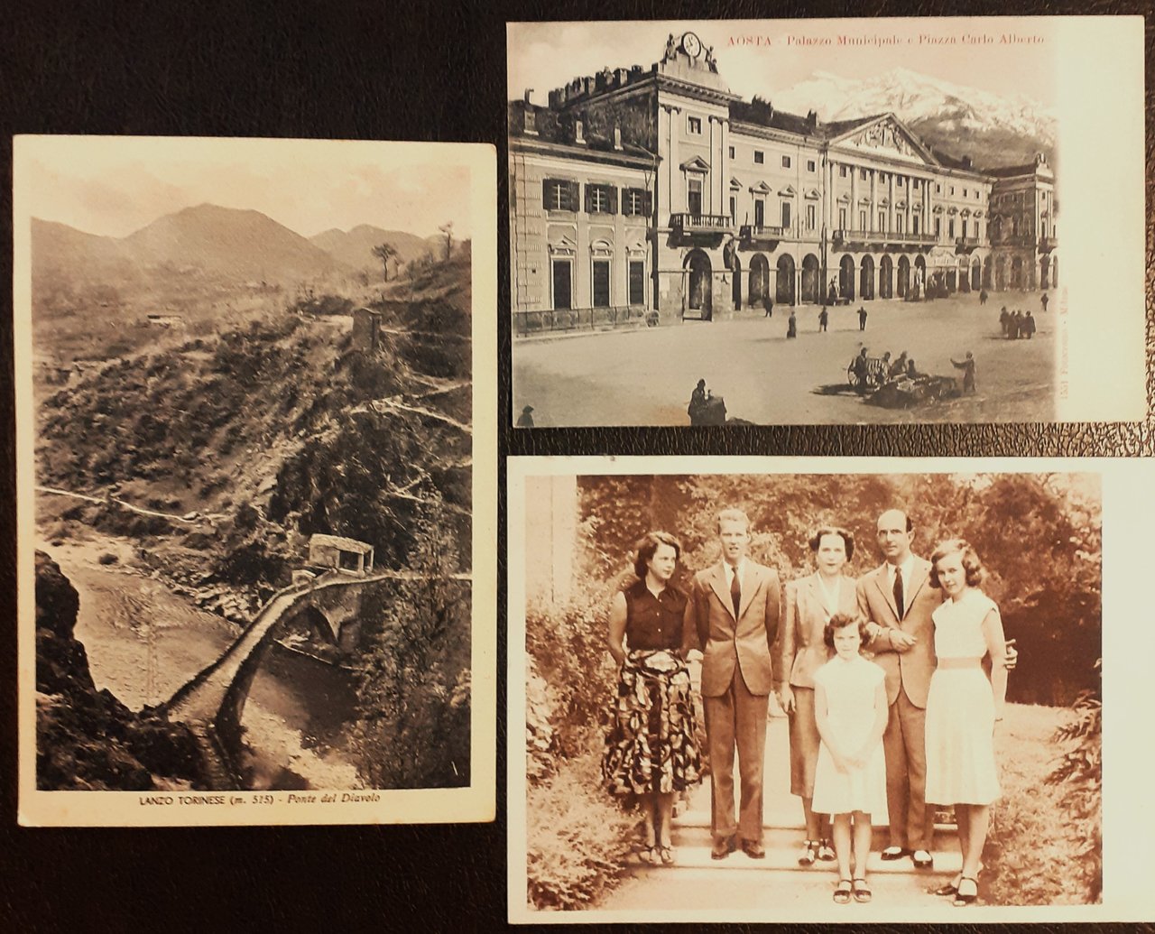 TRE Cartoline Aosta, Lanzo, Famiglia Reale Savoia | Immagine principale