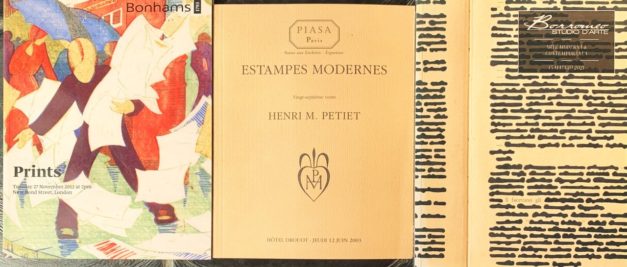 Tre cataloghi Aste internazionali Prints e Arte moderna | Immagine principale