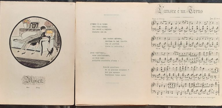 Tre Spartiti disegnati e compilati a mano - anni '30