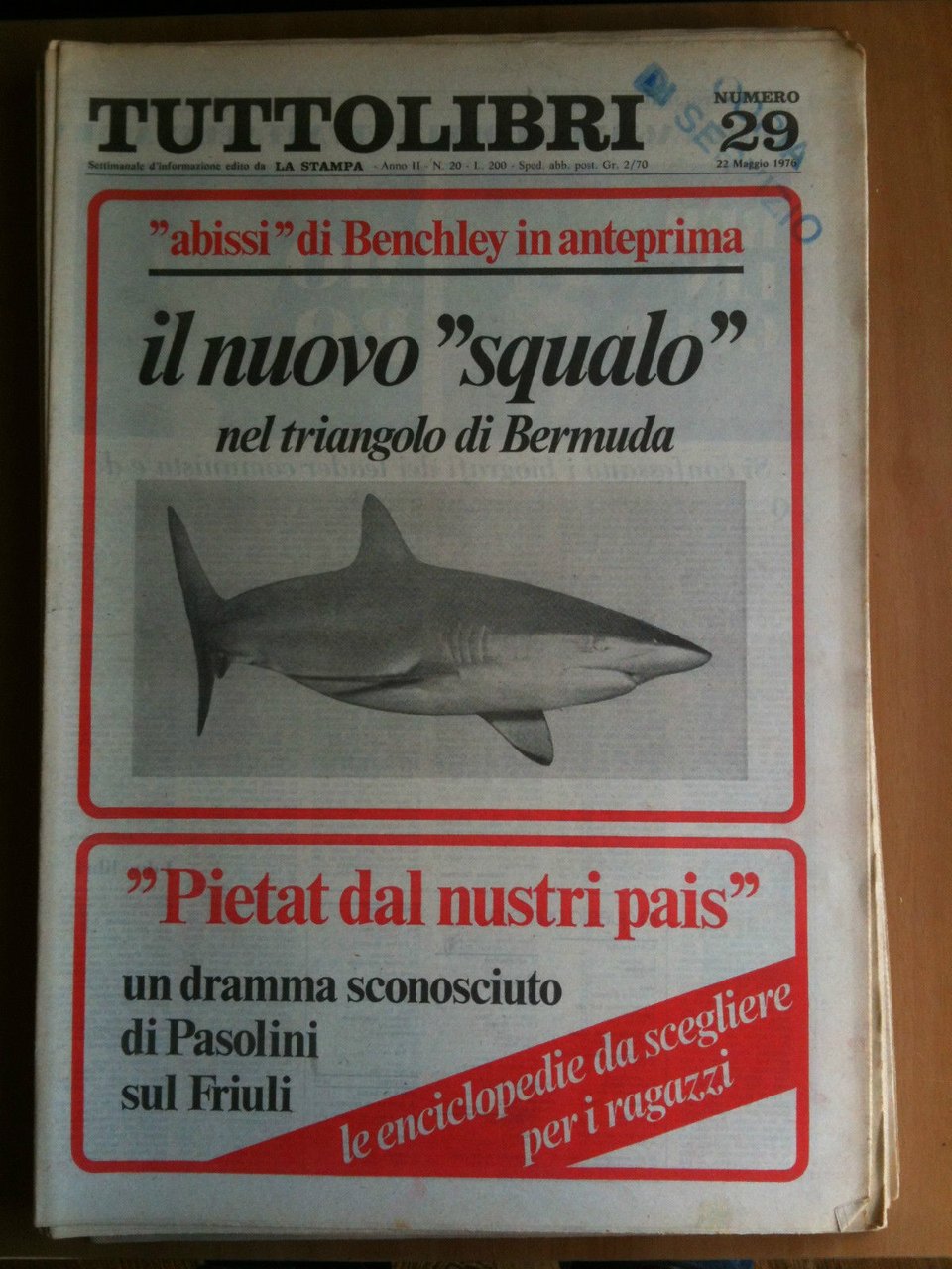 TUTTOLIBRI Anno II n^ 29 - 22 Maggio 1976