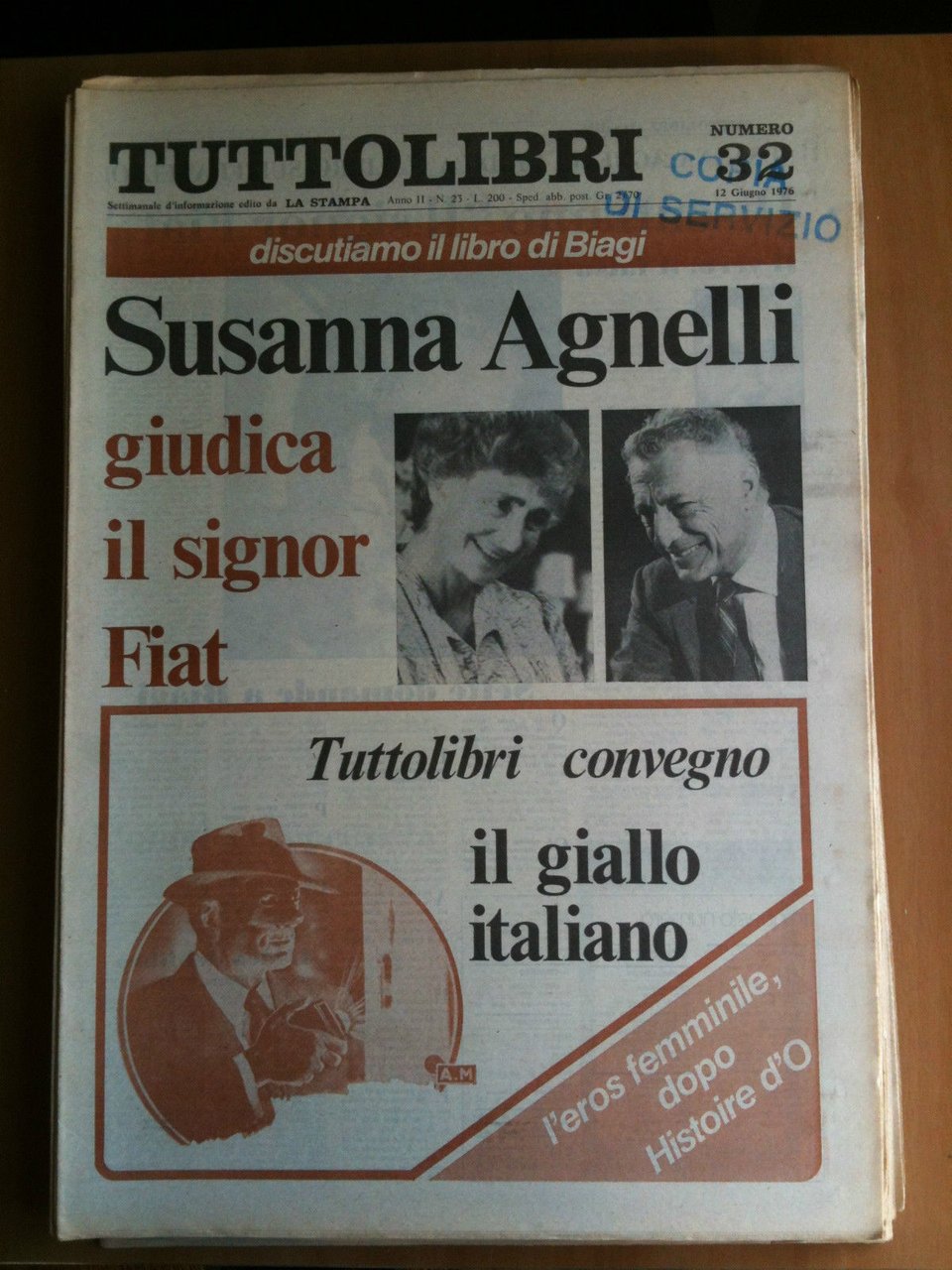 TUTTOLIBRI Anno II n^ 32 - 12 Giugno 1976