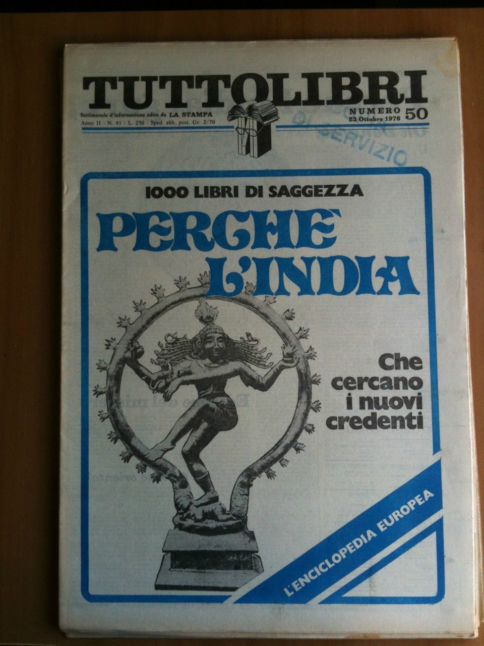TUTTOLIBRI Anno II n^ 50 - 23 Ottobre 1976