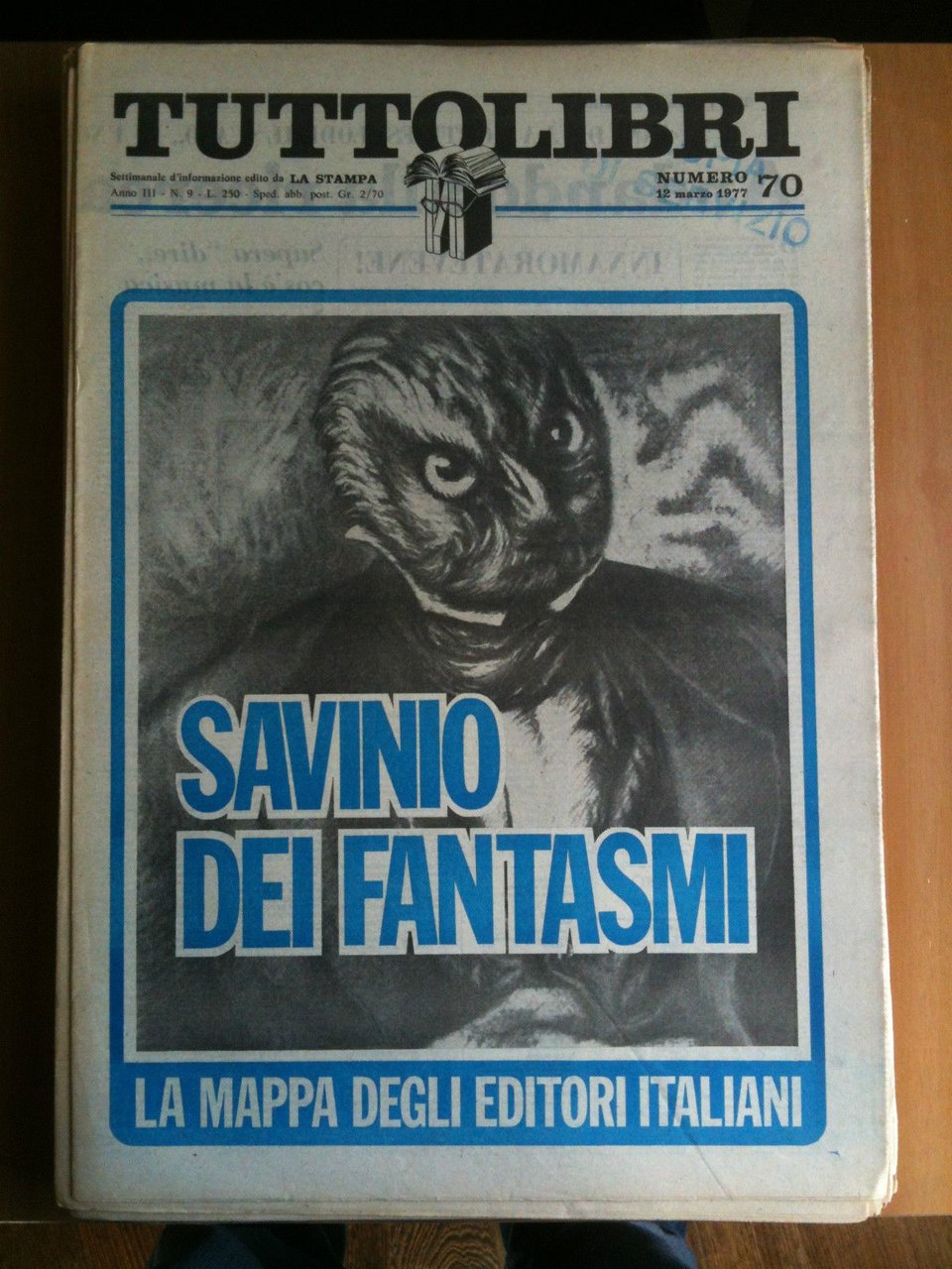 TUTTOLIBRI Anno III n^ 70 - 12 Marzo 1977
