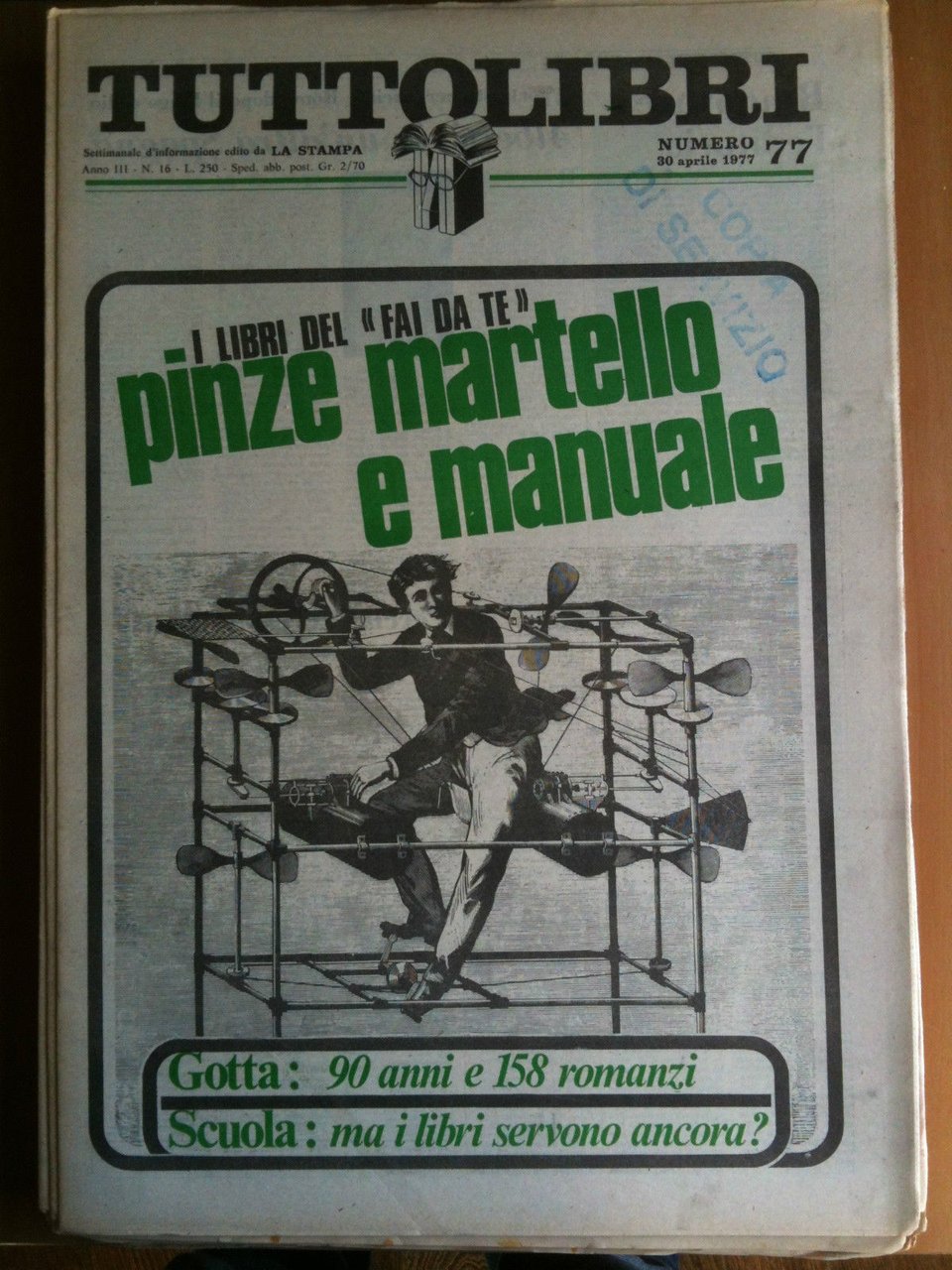 TUTTOLIBRI Anno III n^ 77 - 30 Aprile 1977