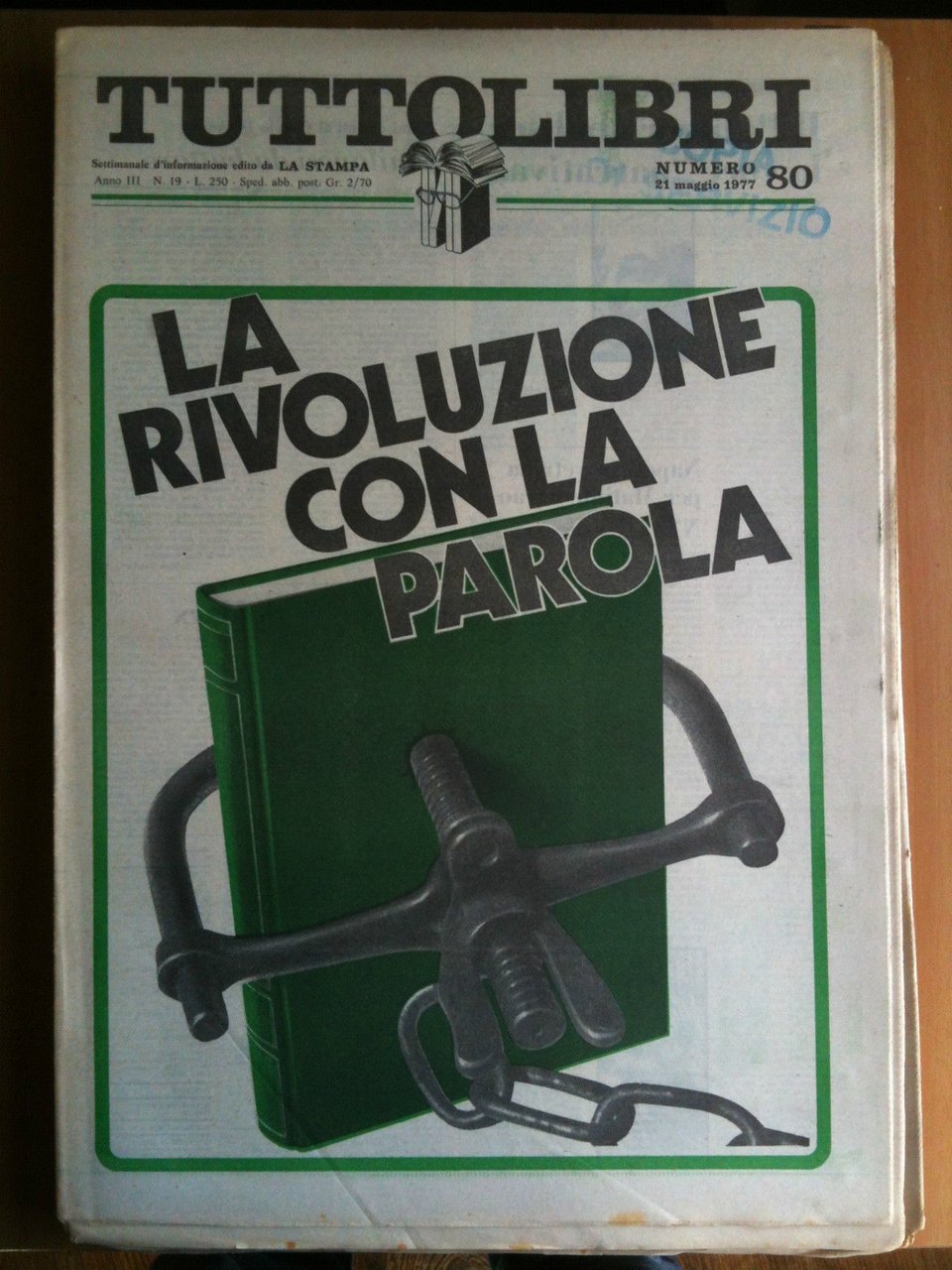 TUTTOLIBRI Anno III n^ 80 - 21 maggio 1977
