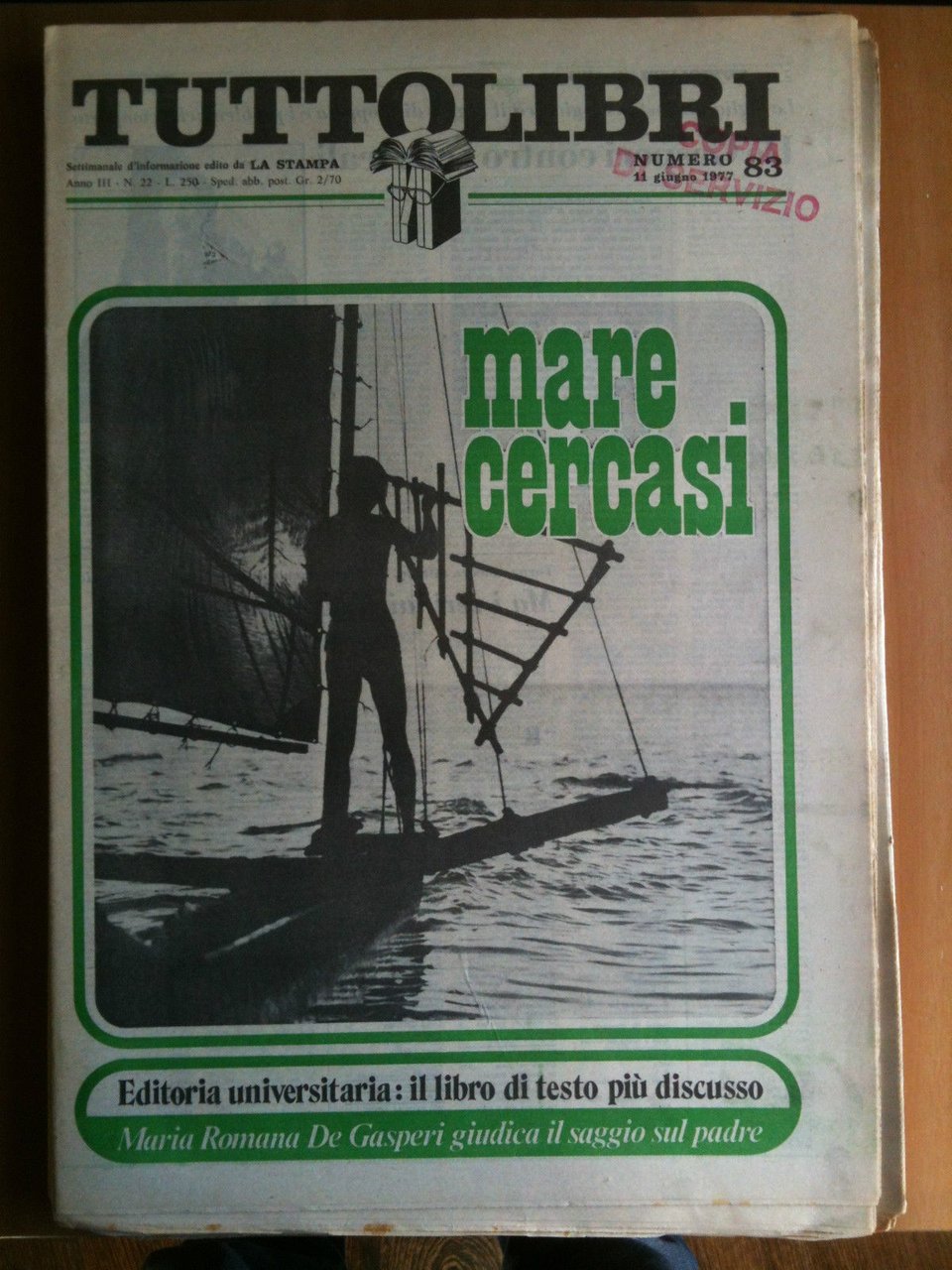 TUTTOLIBRI Anno III n^ 83 - 11 Giugno 1977