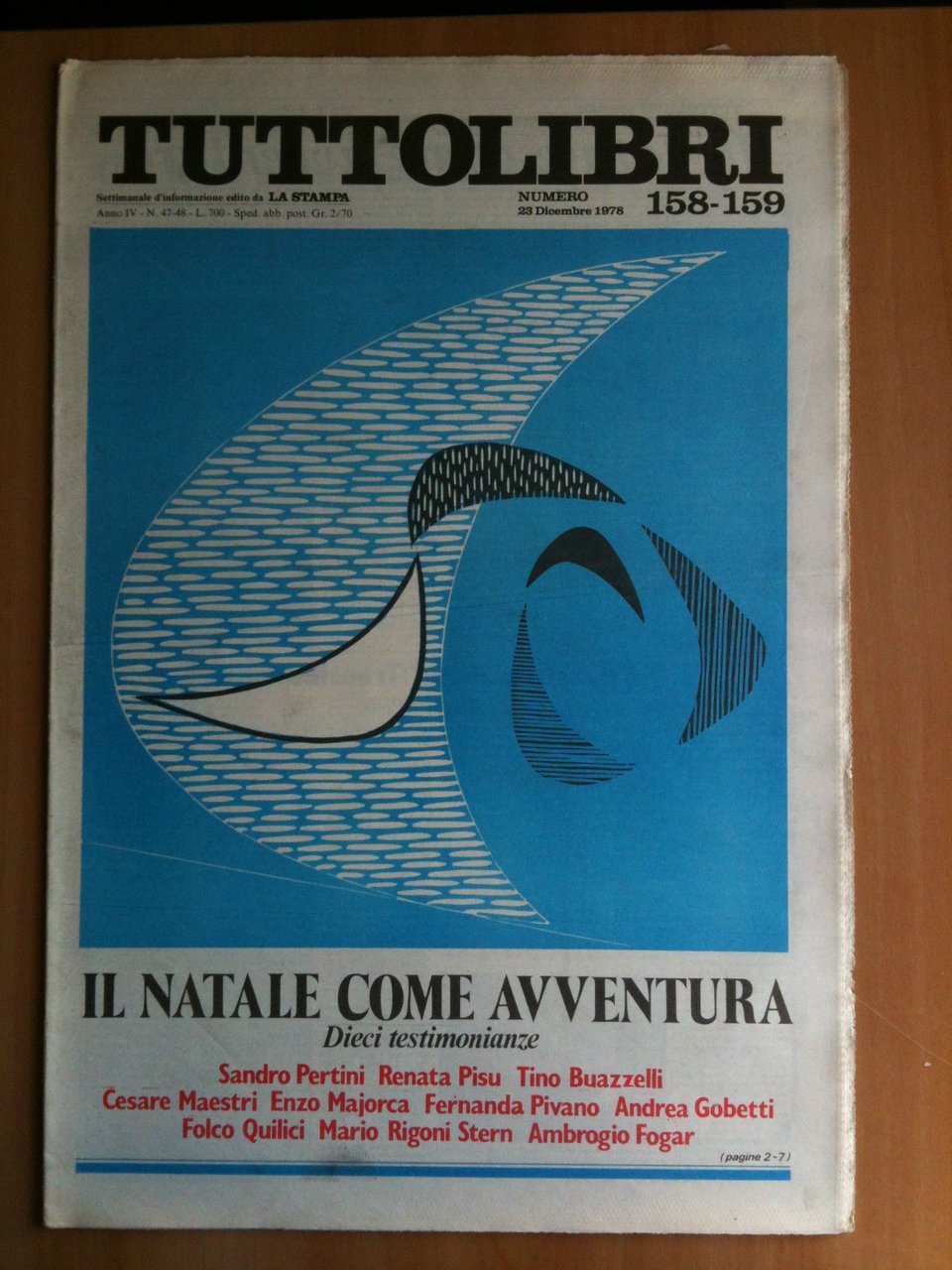 TUTTOLIBRI Anno IV n^ 158/159 - 23 Dicembre 1978