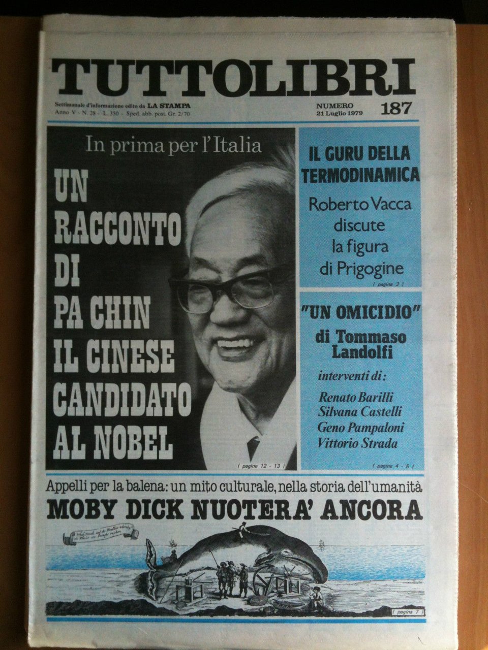 TUTTOLIBRI Anno V n^ 187 - 21 Luglio 1979