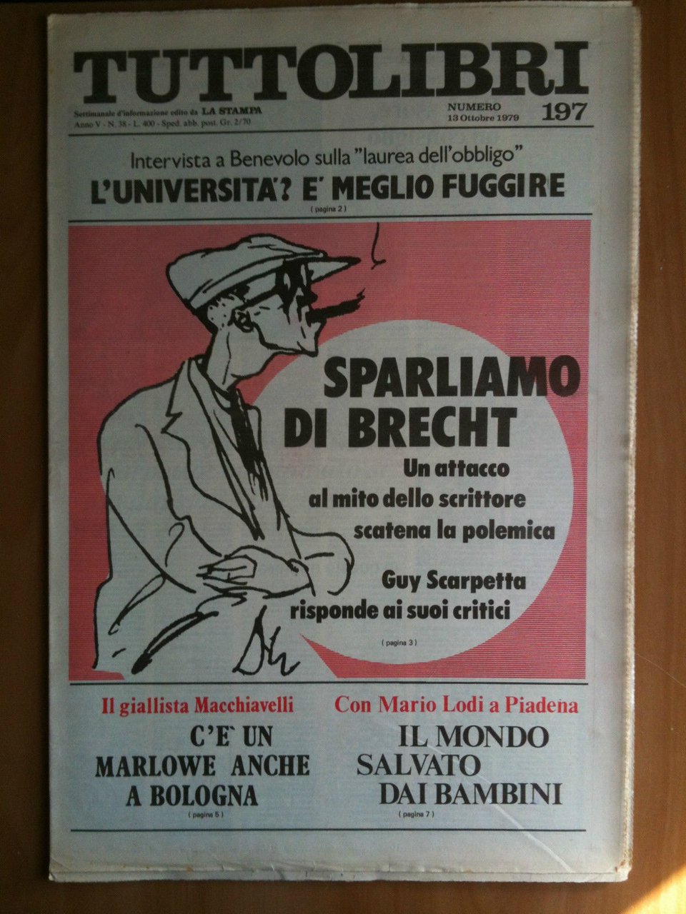 TUTTOLIBRI Anno V n^ 197 - 13 Ottobre 1979