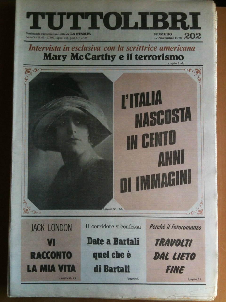 TUTTOLIBRI Anno V n^ 202 - 17 Novembre 1979