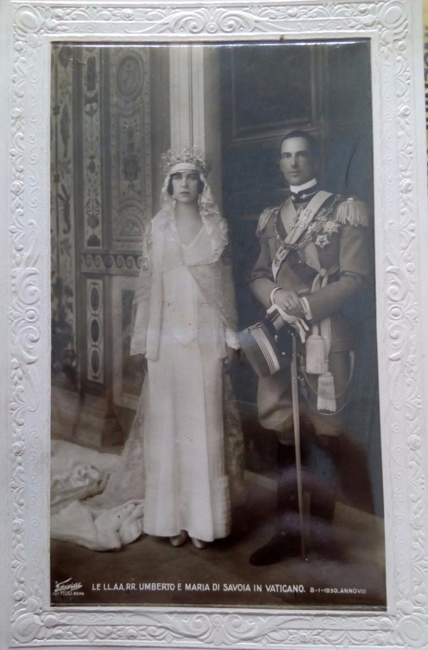 Umberto e Maria di Savoia in Vaticano 1930