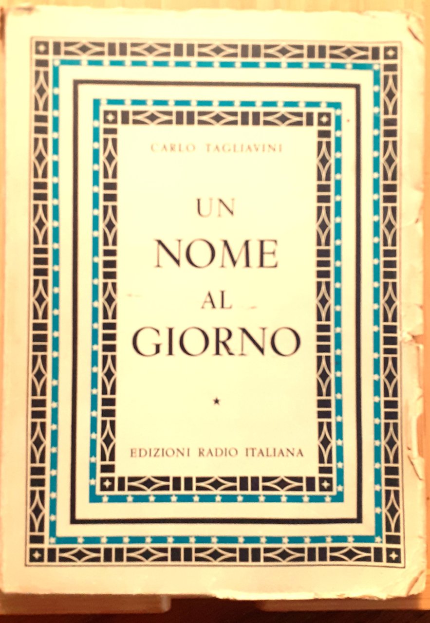 Un nome al giorno. Origine e storia di nomi di …